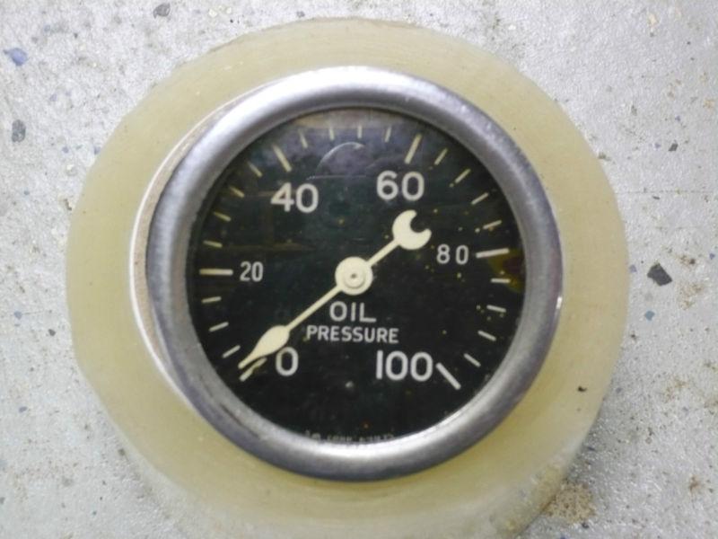 Stewart warner oil gauge pressure 1932 ford hot rat rod early unit racing custom