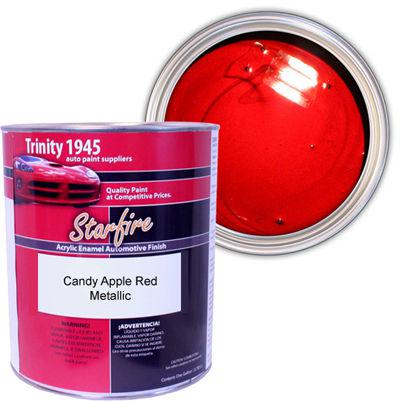Starfire acrylic enamel auto paint - candy apple red metallic - 1 gallon