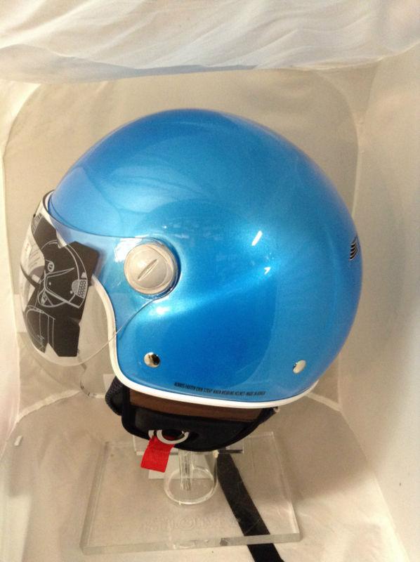 Xpeed xf207 3/4  blue helmet dot approved with ear gaurds  extra  large
