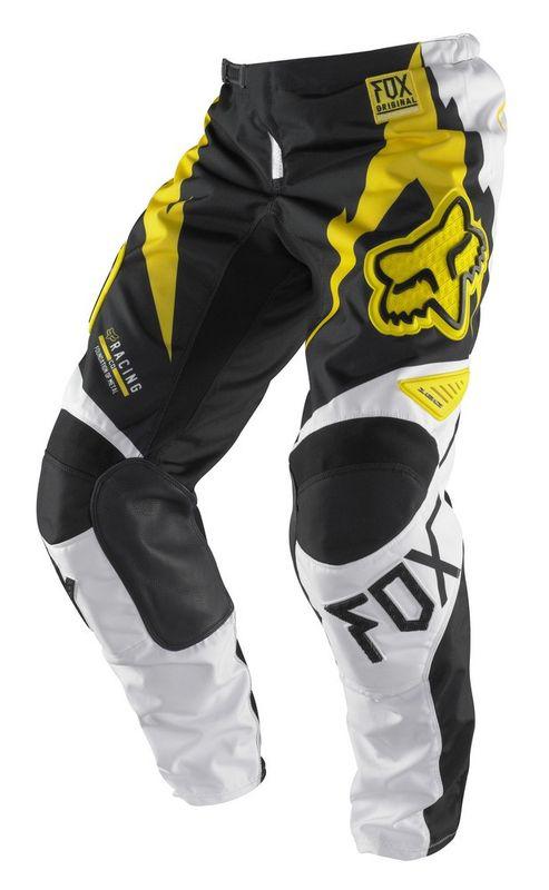 Yellow 180 giant fox racing pants pant motocross dirtbike mx atv 2013
