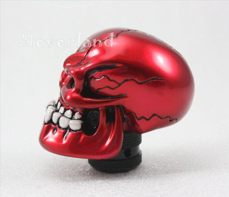 Universal car manual gear stick shift shifter lever knob wicked carved skull new