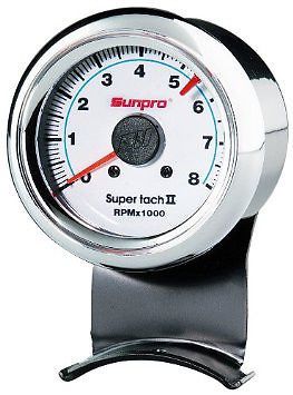 Sunpro super tach tachometer vintage gasser ratrod chevy gmc pontiac buick amc