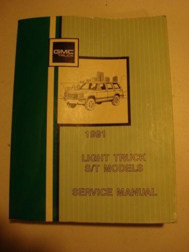 1991 chevy truck light duty s/t models factory dealer service manual