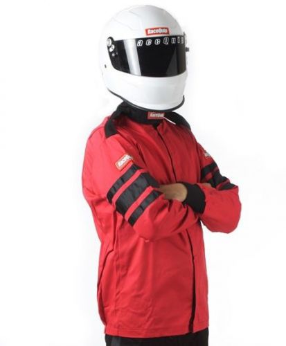 Racequip 111015 single layer lrg red jacket imca dirt track