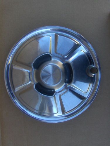 1-1974 mazda 808 13&#034; hubcap oem japan wheel cover chrome trim maz5100 808