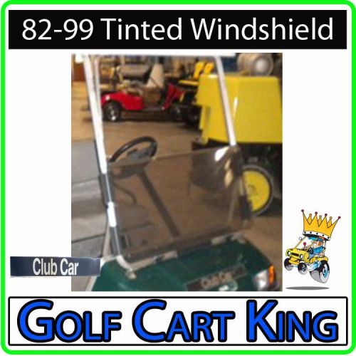 Club car ds golf cart (tinted) folding flip impact modified windshield (1982-99)