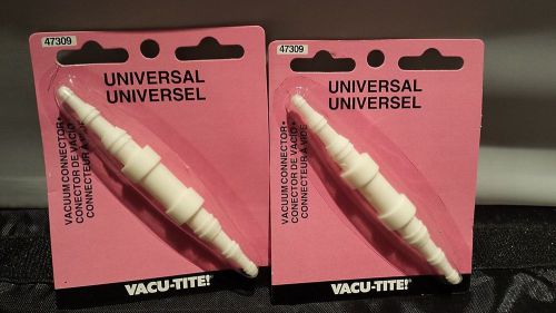 2 vacu-tite universal vaccum connector #47309 1/8 to 3/8