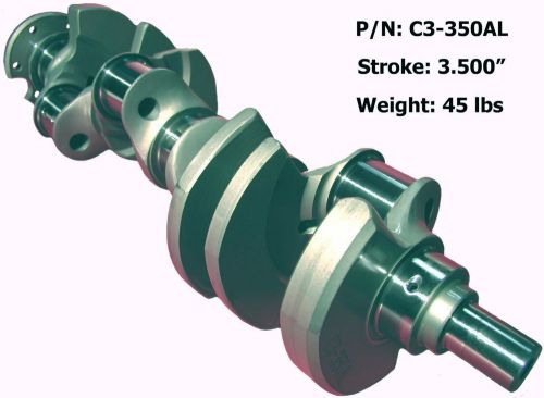 Sgi forged 4340 nitride crankshafts light weight 350 3.500” 3.750” stroke &amp; kits