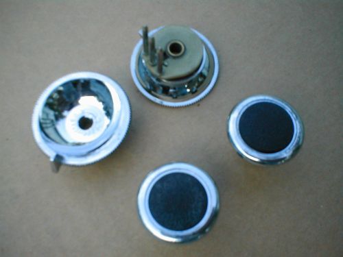 1968-72? buick radio knob set w/ rear speaker fader control