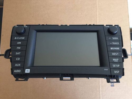 10-11 toyota prius information screen display am/fm 86120-47390