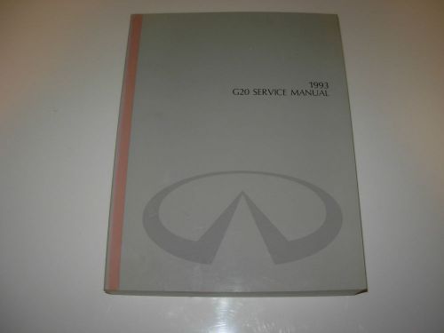 1993 infiniti g20  p10 series shop service manual