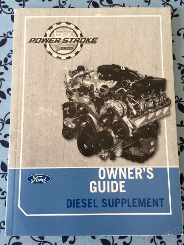 2012-2015 ford super duty 6.7l power stroke diesel owners manual supplement oem