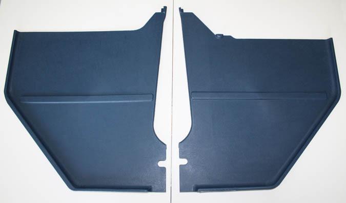 New 1964-66 ford mustang kick panels pair medium blue pair coupe & fastback 2+2
