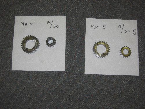 Hewland mark 5 gear sets for a mark 9 trans