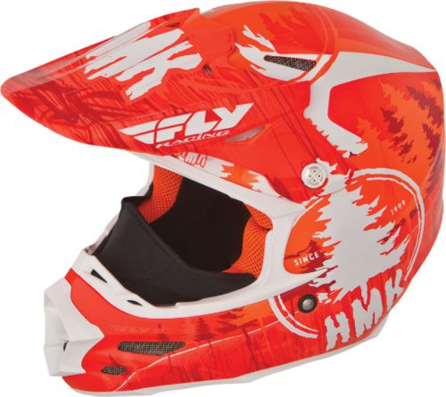 Fly racing/hmk f2 carbon pro helmet stamp orange - 6 sizes