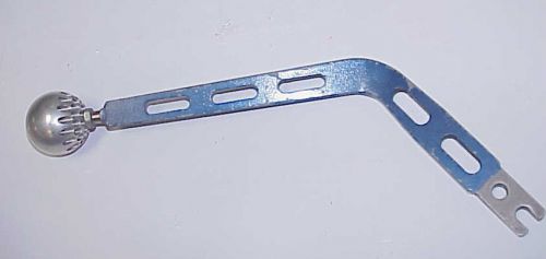 Long aluminum shifter handle &amp; vented knob nascar arca jerico g force rankin