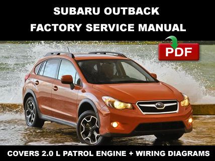 Subaru xv crosstrek 2013 2014 ultimate factory service repair workshop manual