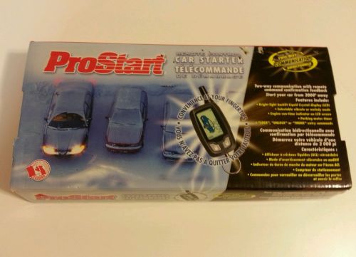 Prostart ct-3400 2 in 1 remote car starter open box item never used us seller!