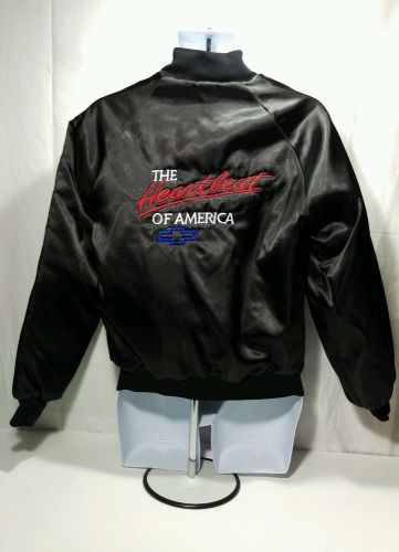 Chevrolet nylon jacket, heartbeat of america, black, small
