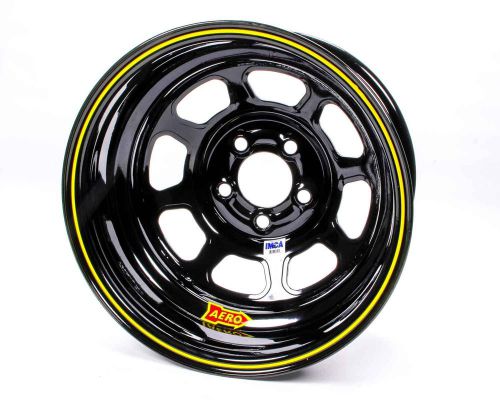 Aero race wheels 52-series 15x8 in 5x5.00 black wheel p/n 52-185010
