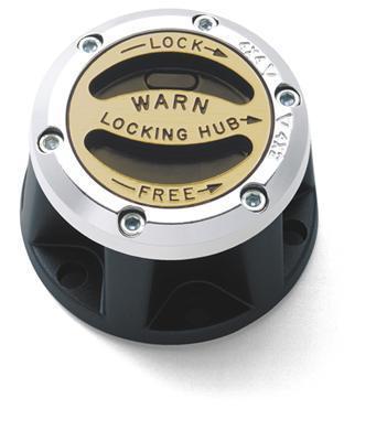 Warn locking hubs manual premium aluminum chrome polished dial chevy dodge ford