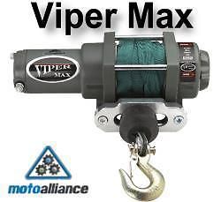 Viper max 2500lb winch &amp; mount w/amsteel-blue® cable for 2000-03 honda rancher