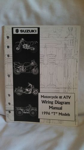 Suzuki 1996 &#034;t&#034; models motorcycle &amp; atv wiring diagram manual #99923-13961