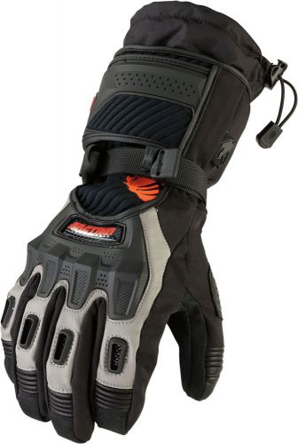 Arctiva mech s6 insulated snowmobile gloves black/orange
