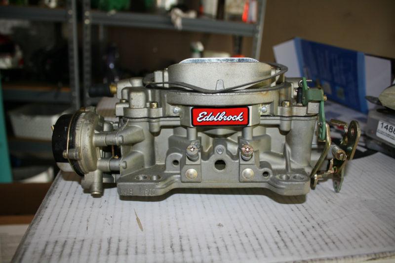 Edelbrock carburetor 1409 performance marine 600 cpm electric choke