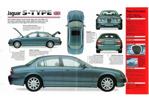1998 / 1999 jaguar s-type imp brochure