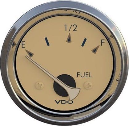 Vdo 301-12286 fuel level e-f - (240-33 ohms fuel) - allentare teak