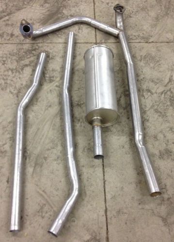 1937-1939 ford 8 cylinder single exhaust system, aluminized