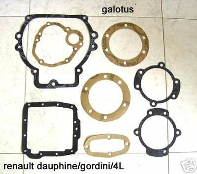 Renault dauphine gordini ondine floride  gearbox gasket set new recently made