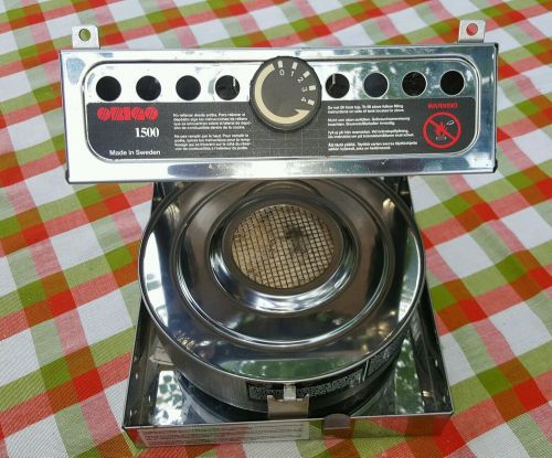 Origo 1500 alcohol stove great condition missing the grate