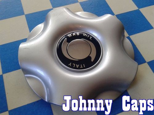 Mas italy wheels silver center caps # n/a custom wheel [34] center cap (1)