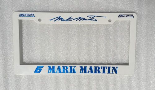 Mark martin license plate frame nascar