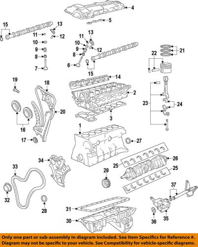 Bmw oem 09-15 z4-engine valve cover 11127565284