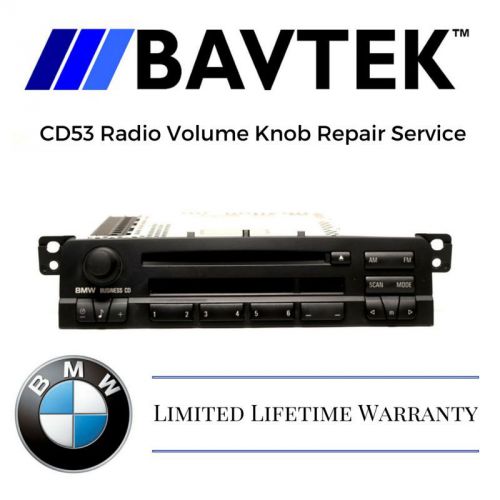 Bmw e46 cd53 business cd player radio volume knob control button repair service