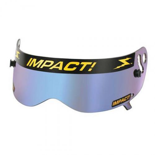 Impact racing 13100906 shield for champ helmets, iridium