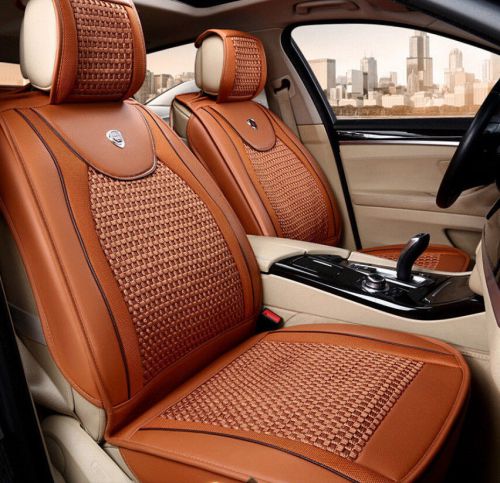 Universal ice silk car seat cushion cover fit for 5 seat car cayenne