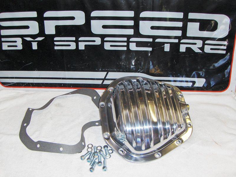 Spectre performance ~dana 60~ polished finned aluminum differential cover  mopar