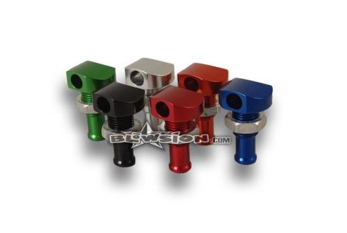 Blowsion water bypass fitting 90 degree blue red green silver black yamaha kawi