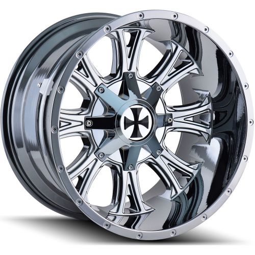 20x10 pvd chrome americana 5x5 &amp; 5x5.5 -25 wheels open country rt 33 tires