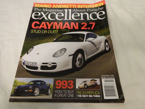 November number 151 2006 issue of porsche excellence magazine