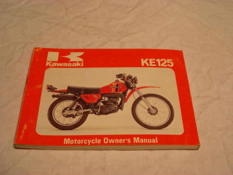 1980 kawasaki ke 125 owner's manual