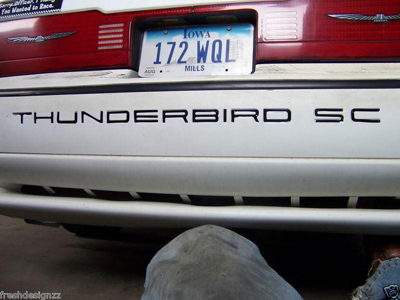 Ford thunderbird sc decal overlay 89 90 91 92 93 94 95