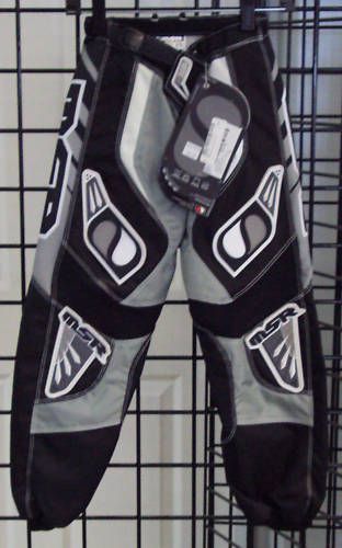 Msr axxis pants black gray size youth 18 offroad motocross bmx