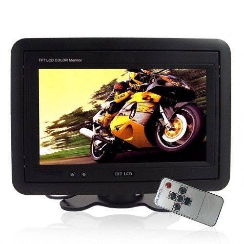 Black 7 inch tft lcd car monitor headrest/stand