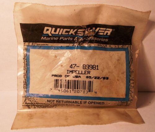 Quicksilver impeller 47-89981    n.o.s