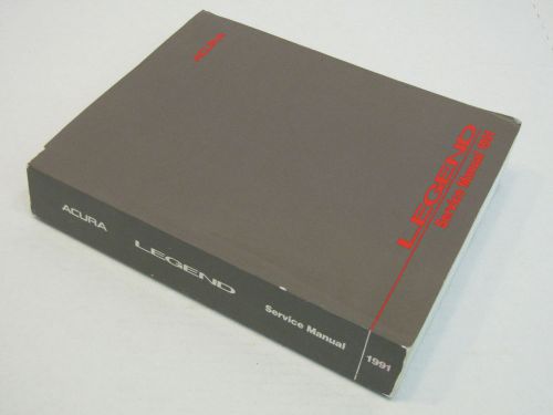 1991 acura legend oem service repair shop manual dealership book